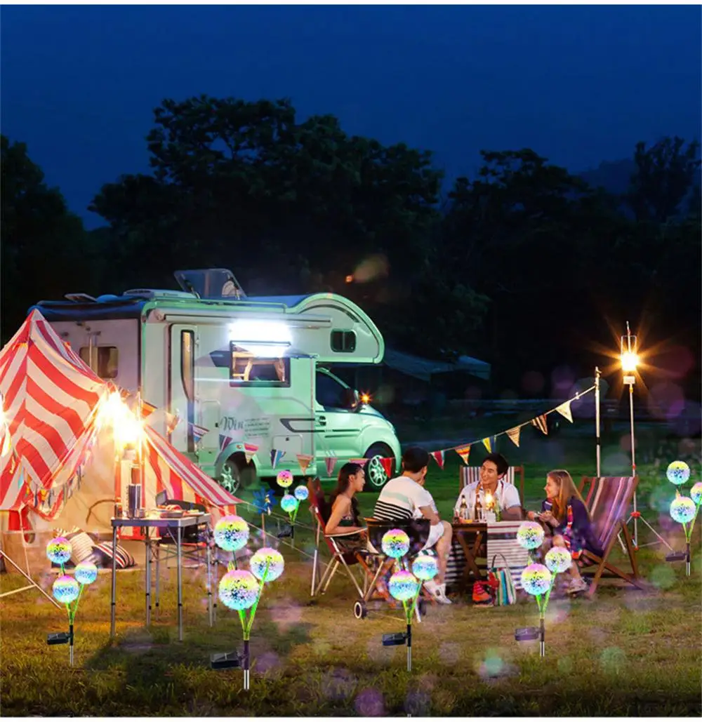 

Solar Lights Outdoor Garden Decorative Dandelion Garden Lights 36 LED Waterproof Outdoor Yard Lawn Pathway Wedding Home Tools