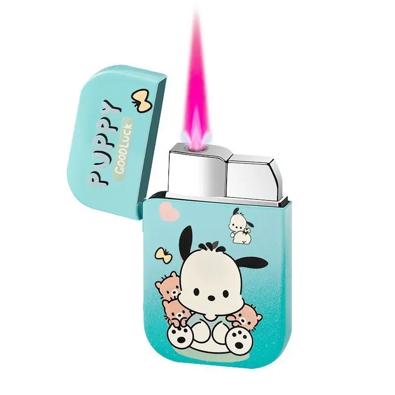 

Sanrio Hello Kitty Gradient Pacha Dog Cute Pink Flame Creative Lighter Cute Astronaut Kulomi as a Boyfriend Gift