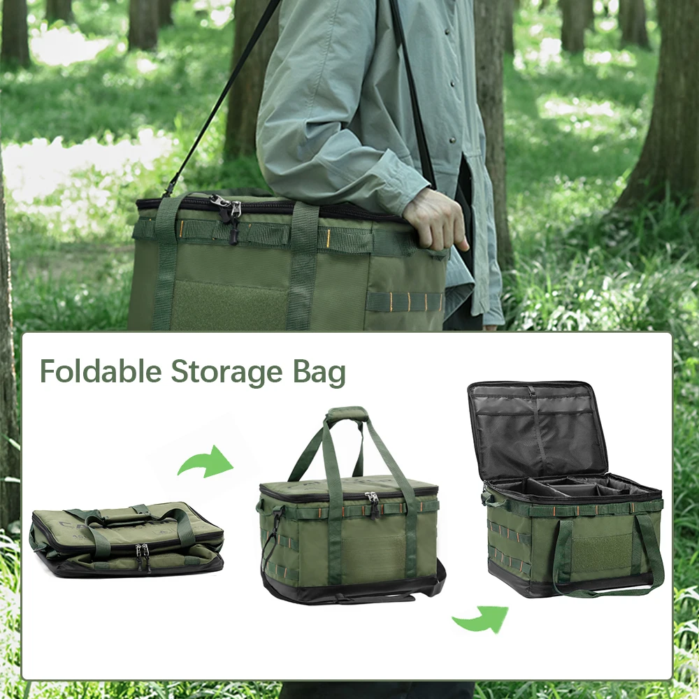 45л новая большая вместительная сумка для хранения посуды кемпинга портативная