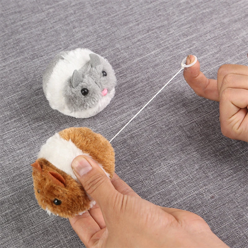 

New Fashion Toy Bite Toy Cute Plush Fur 1PC New Pet Small Interactive Sports Mouse Mouse Funny Cat Toy