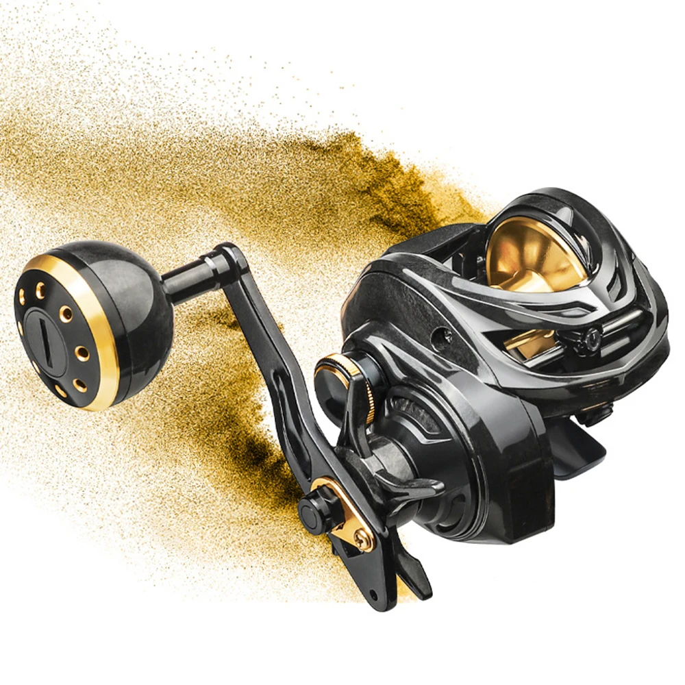 

BTDC3000 Baitcasting Reels Deepening Line Cup 6.3:1 Gear Ratio Casting Reel 16 KG Max Drag for Freshwater Saltwater Fishing