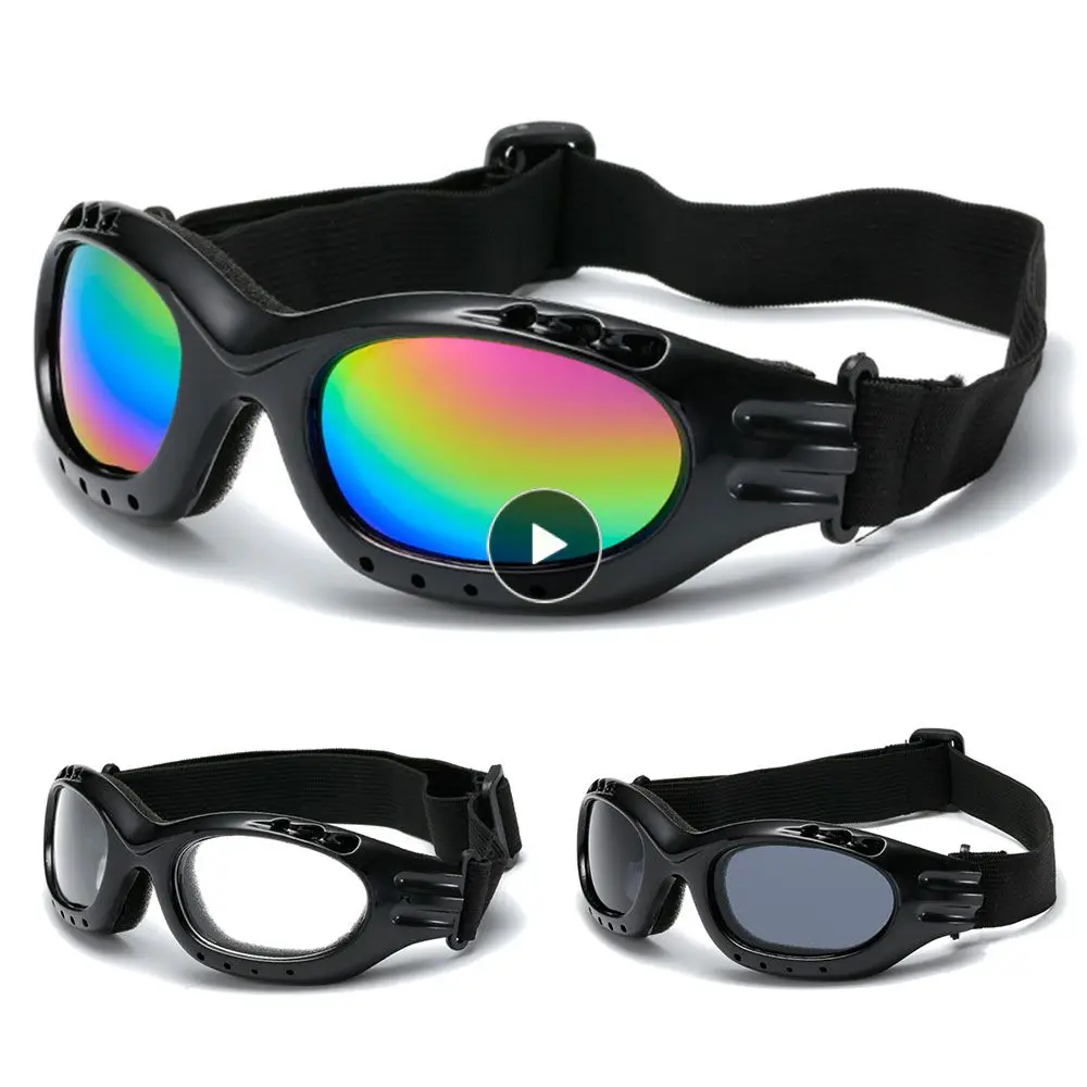 

Color Film Welding Mirror Slip Windproof Motorcycle Goggles Dustproof Outdoor Sports Cycling Goggles Splash Proof Goggles
