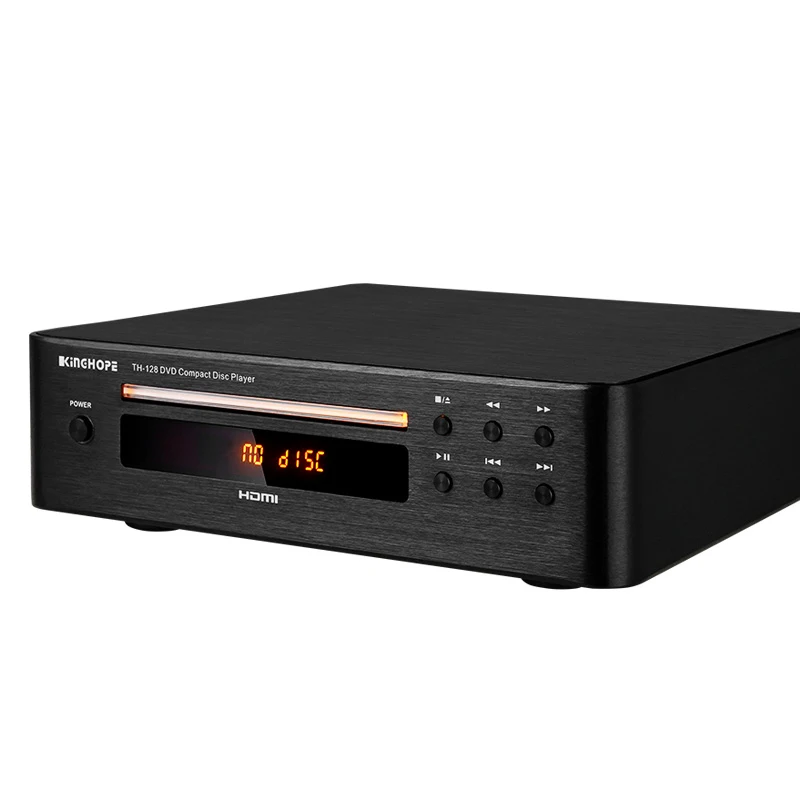 Player de Áudio Multifuncional Player Desktop Casa Febre Estéreo Alta Fidelidade Fibra Óptica Coaxial Interface Saída Áudio Digital cd – Dvd