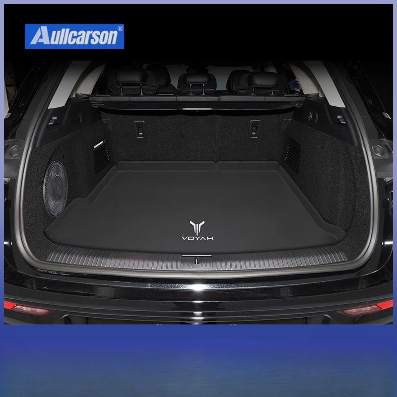 

Для Voyah Free 2024 2023, цветные кожаные коврики для багажника, прочные коврики для багажника, ковры для багажника, полное покрытие, аксессуары для салона автомобиля