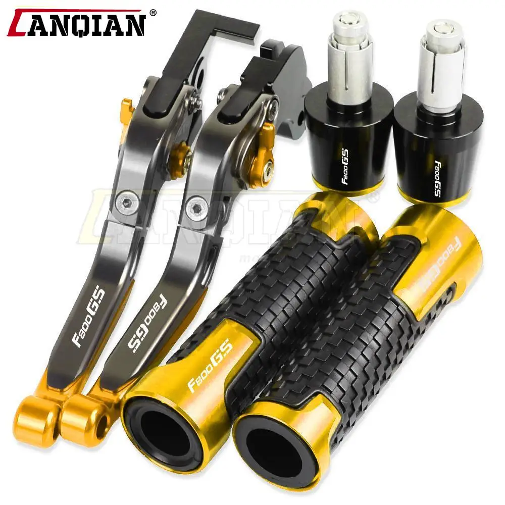 

Motorcycle Brake Clutch Levers Handlebar Hand Grips End For BMW F800 GS F800GS ADVENTURE 2008-2011 2012 2013 2014 2015 2016 2017