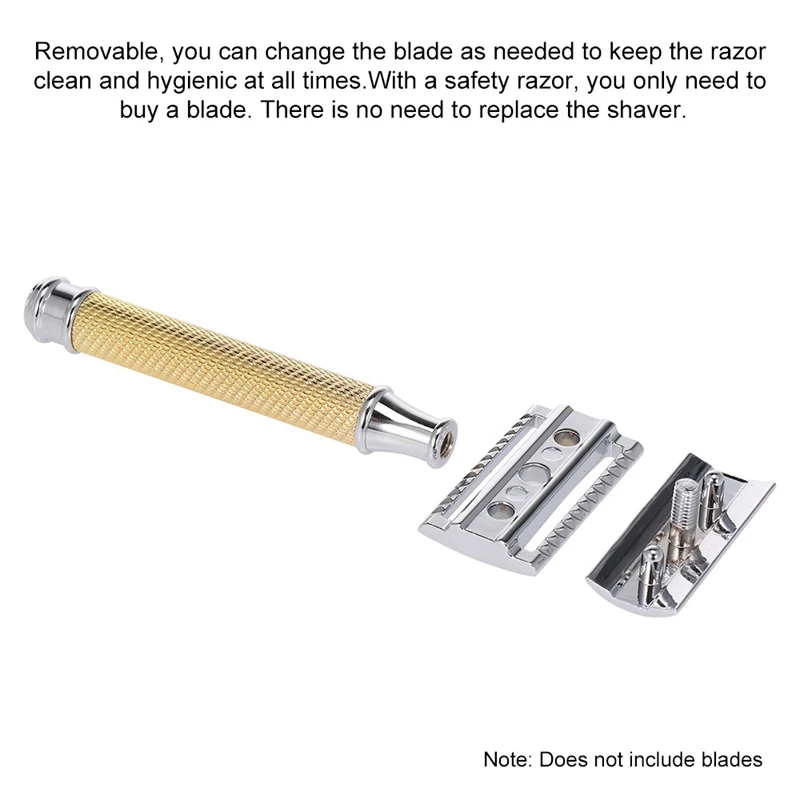 Мужская Безопасная бритва с двойным краем Классическая основанием для бритвы