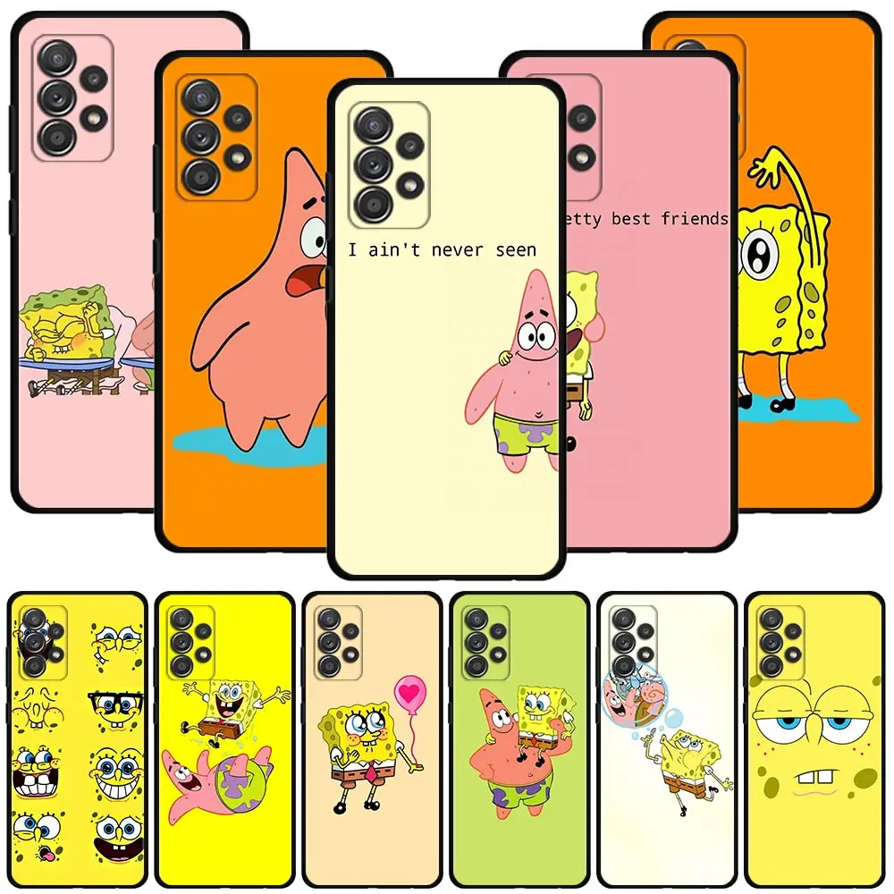 

SpongeBob SquarePants Patrick Star Cover For Samsung Galaxy A12 A51 A71 A31 A13 A11 A01 A72 A52 A32 A22 A52s A21s A02s A02 Case