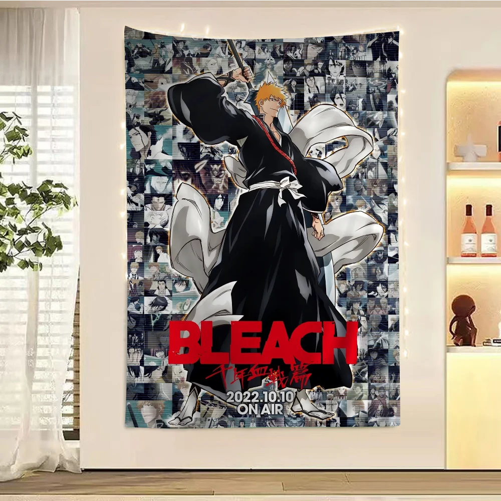 B-Bleach Тысячалетняя кровавая война Красочный гобелен Настенный богемный