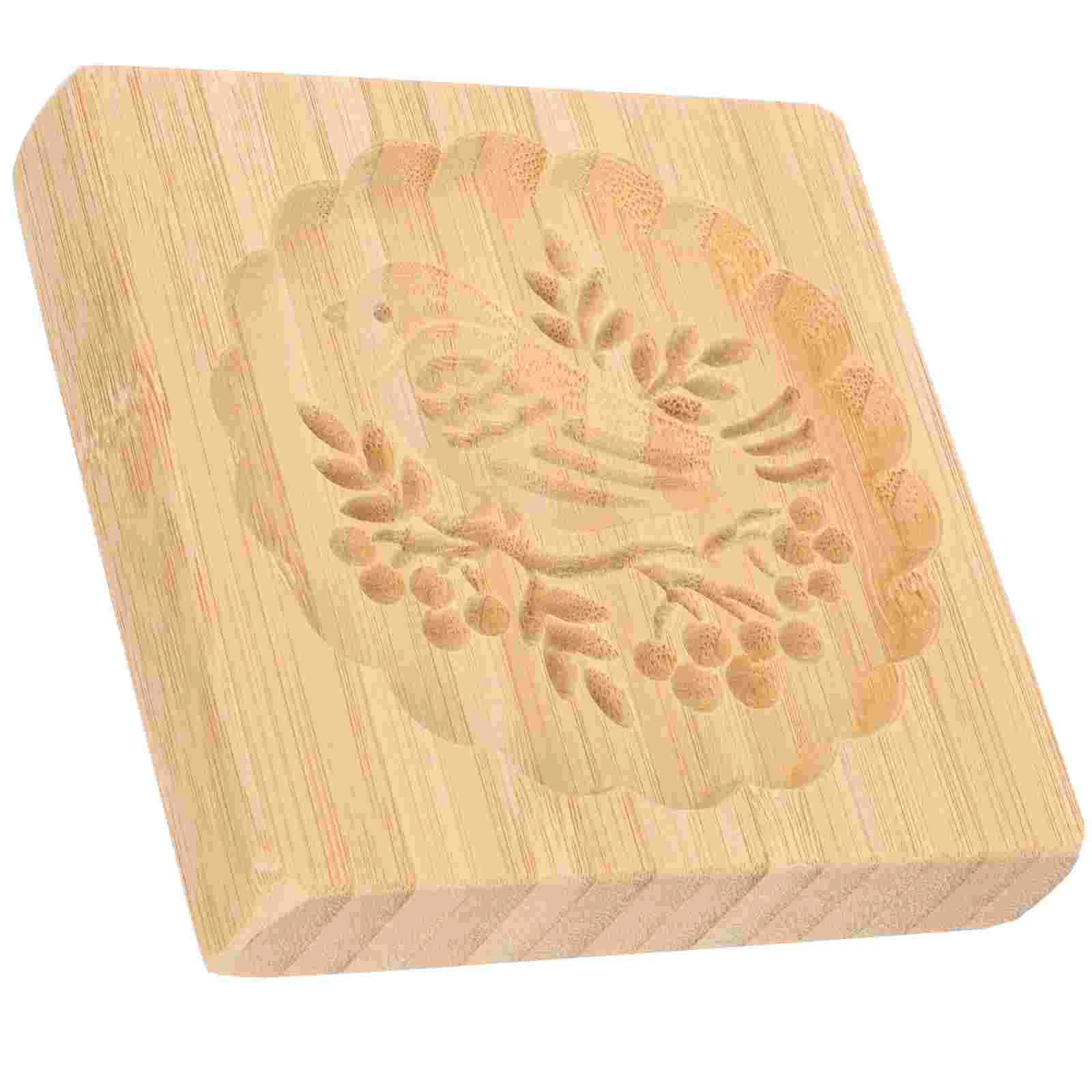 

Mooncake Molds Cookie Cake Wooden Stamp Press Baking Moonwood Kitchen Maker Mold Tool Chocolate Autumn Making Biscuit Festival
