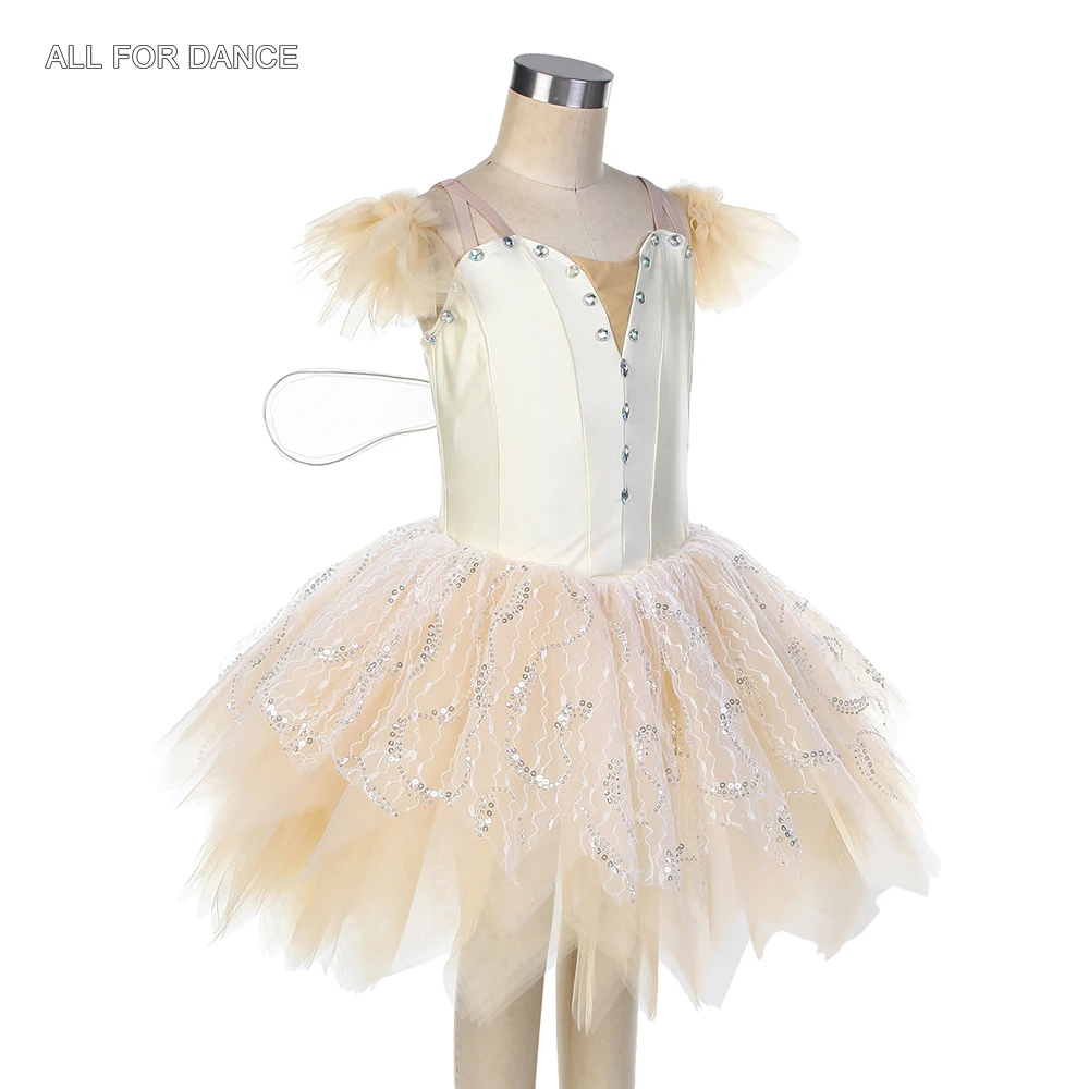 22130 романтические юбки-пачки для детей и взрослых лиф из спандекса цвета слоновой