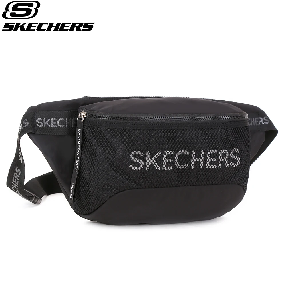 SKECHERS Chest Bag Fanny Pack Waterproof Beltbag for Travel Outdoor Sport Lightweight Crossbody Bag Shoulder Bag for Men Boys