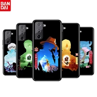 one piece luffy anime for samsung galaxy s22 s21 s20 ultra plus pro s10 s9 s8 s7 4g 5g tpu soft black silicone phone case cover