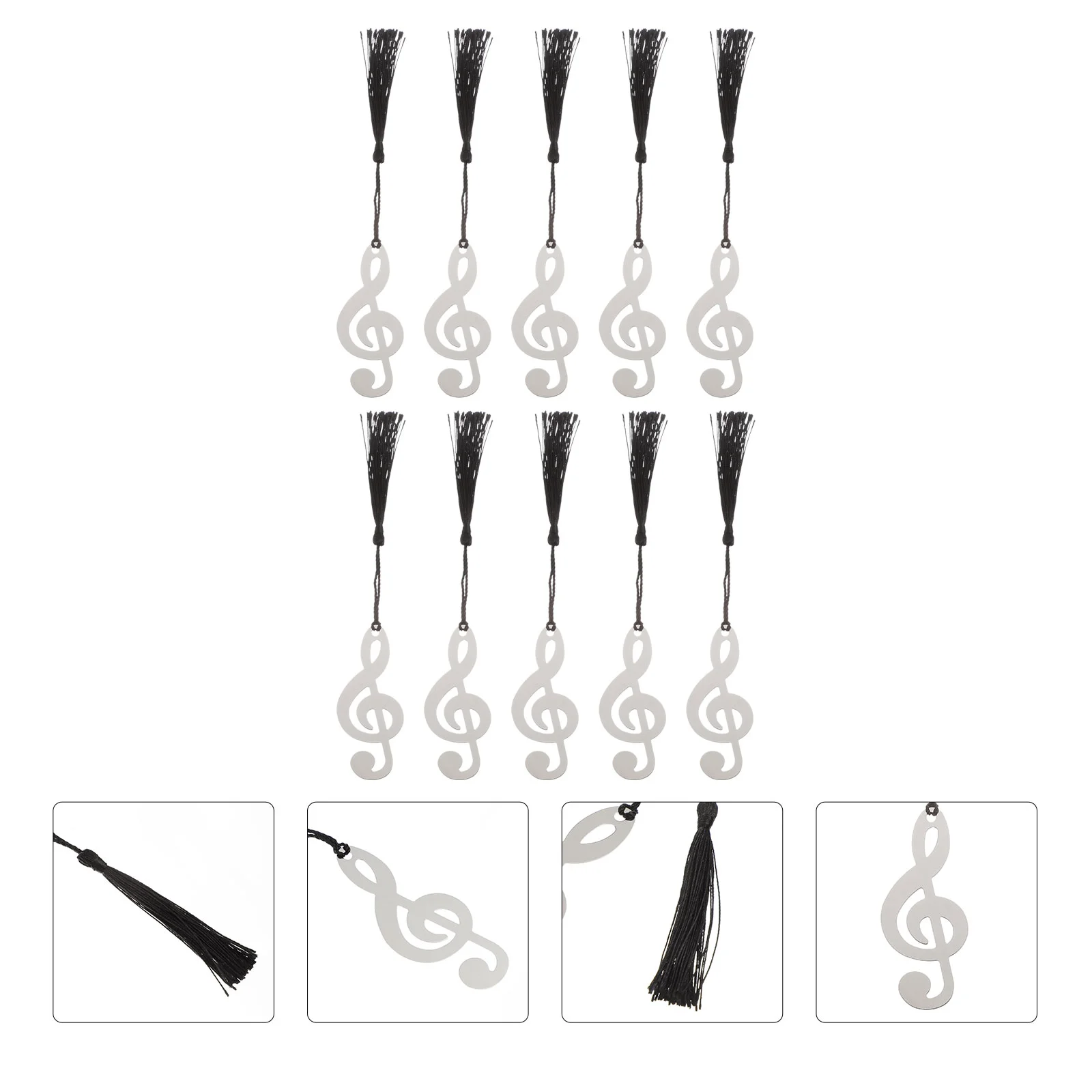 

Bookmark Music Note Metal Reading Student Page Flag Stationery Gift Decor