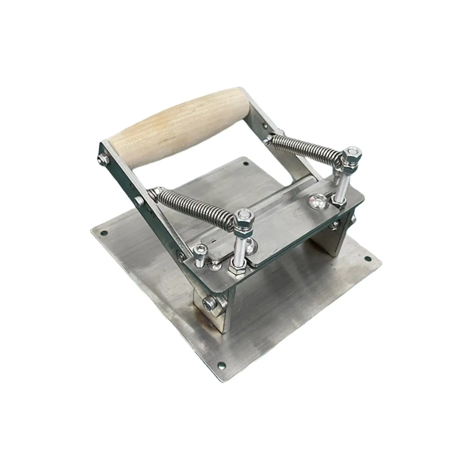 

Manual Leather Thinning Machine Separation Tool Stainless Steel 4" Peeling Width Leather Thinning Tool for Tanned Leather
