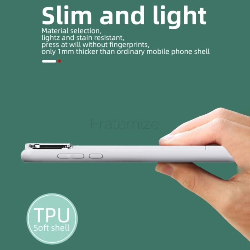 S21 selfie light phone case For Samsung Galaxy S21 Ultra s20 Plus Beauty Flash Case LED Selfie Ring Light Portable Fill Light