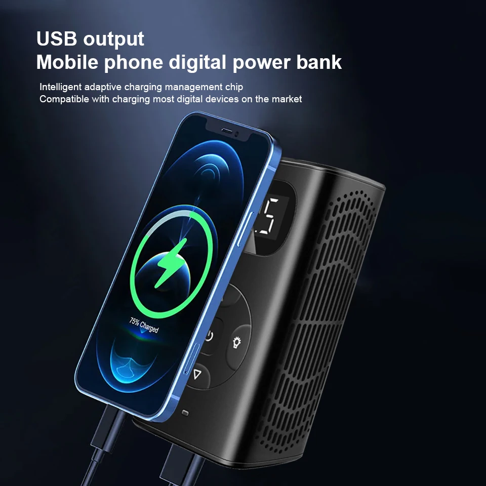 E-ACE 6000Mah Car Air Compressor 150 PSI Digital Auto Inflatable Pump Wireless For Balls Motorcycles Bicycle Boat Tyre Inflator - купить по