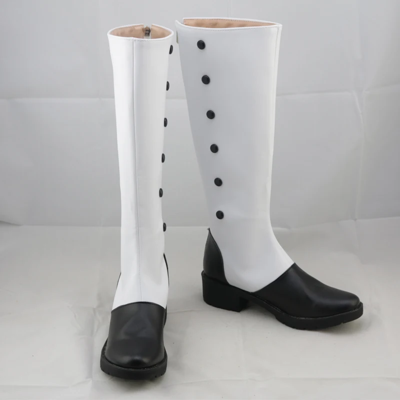 

My Hero Academia Todoroki Shoto Black White Cosplay Shoes Boots Halloween Carnival Party Costume Accessories For Men