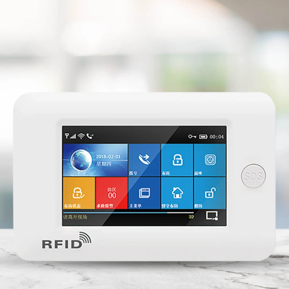 

Беспроводная система охранной сигнализации Tuya, Wi-Fi + 4G, GSM, GPRS, поддержка Alexa, голосовое управление, 100 беспроводных зон, ЕС/США