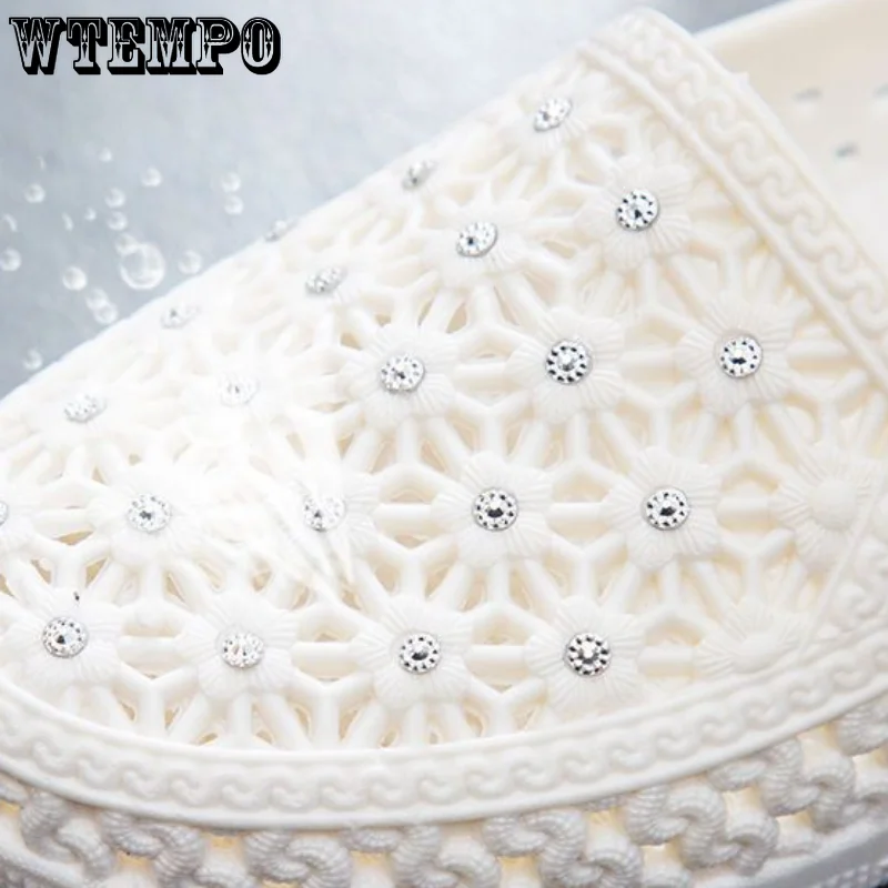 WTEMPO Fashion Lady Girl Sandals Summer Women Casual Flat Shoes Hollow Out Mesh Breathable Leisure Shoes Wholesale Dropshipping