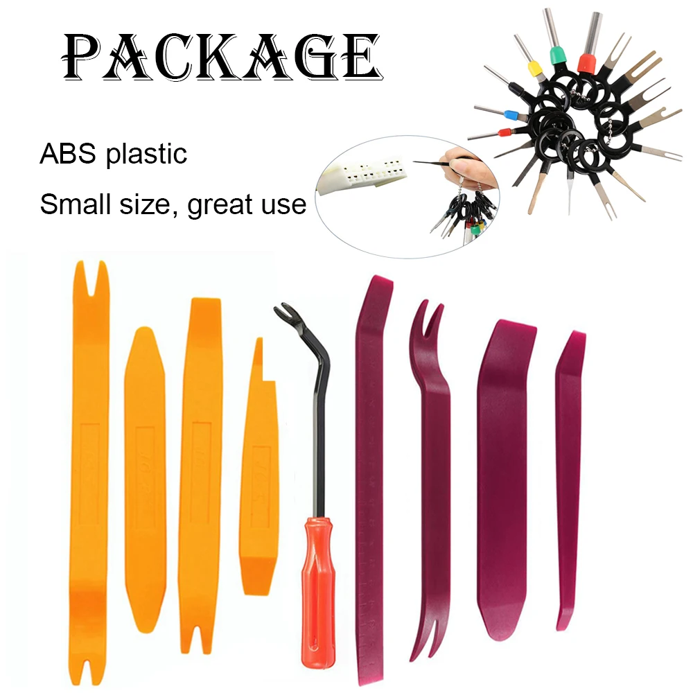 

1pcs/1 set of car door clamp needle retracter kit navigation blade removal plastic car interior seesaw conversion tool