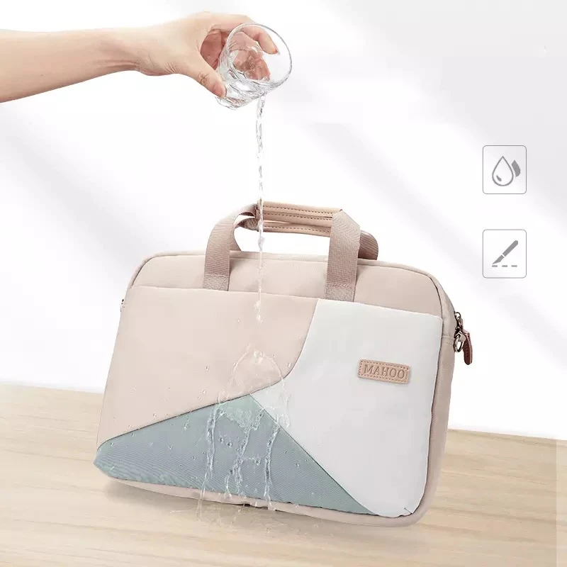 Fashion Women's Laptop Bag 13.3 14 15.6 Inch Waterproof Notebook Bags For Men's Travel Crossbody Case Shoulder Handbag Briefcase