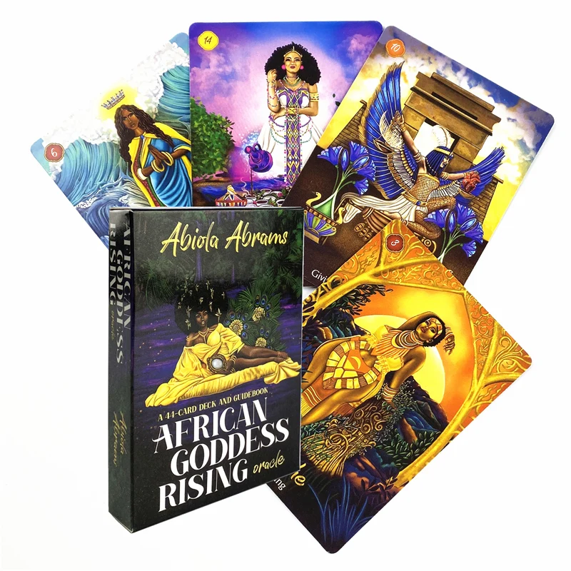 Настольная игра в карты с Африканской богиней восходящей и ростом |