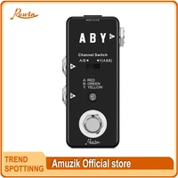 rowin lef 330 aby switcher box guitar pedal aby line selector audio channel swith combine effect pedal guitar accessories