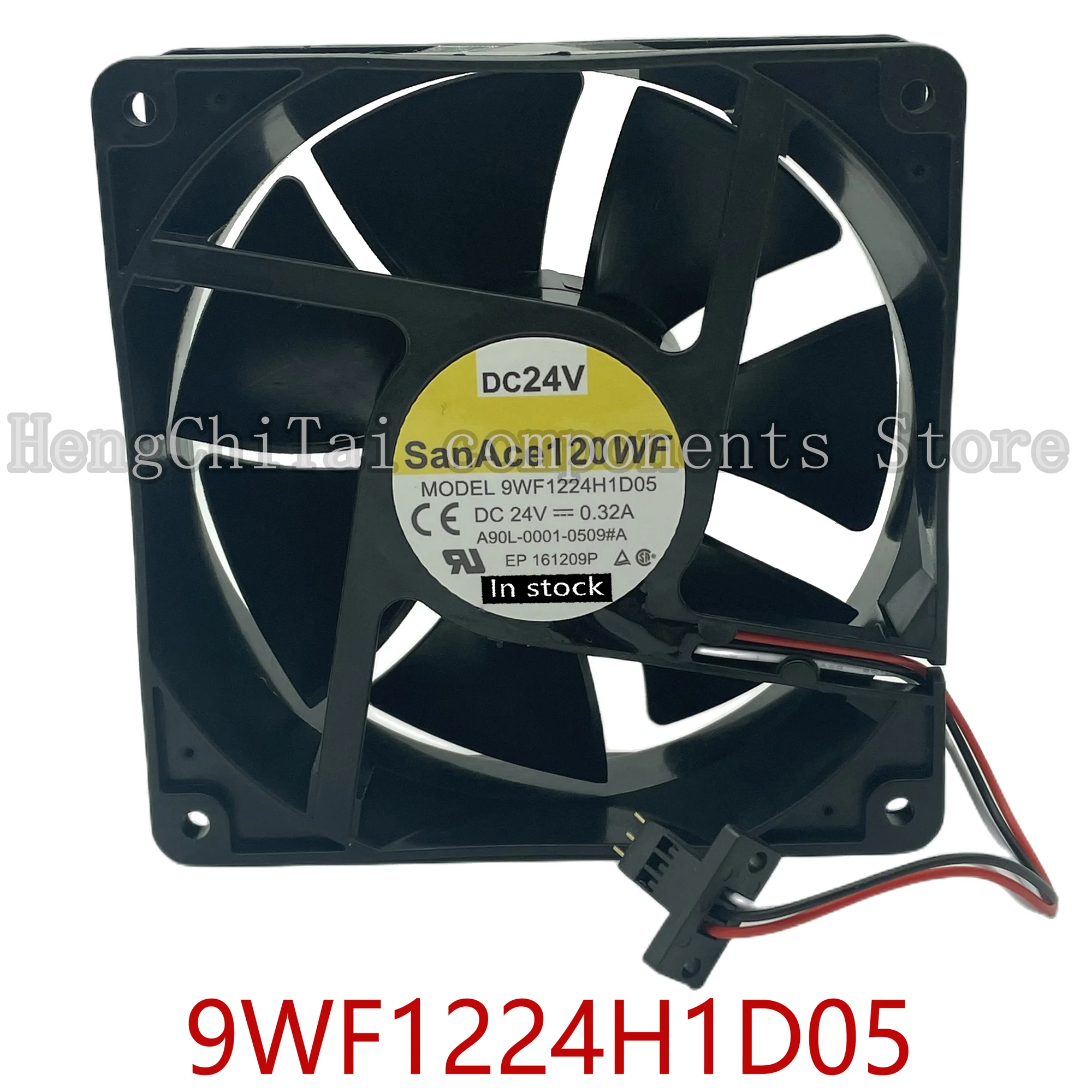 Оригинальный 100% рабочий 9WF1224H1D05 DC 24В 0.32A 120x120x38 мм 3-проводной Вентилятор охлаждения сервера