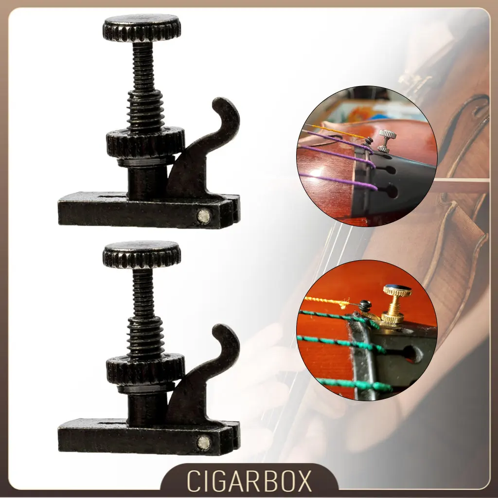 

2/4PCS British Style Violin String Adjuster Fine Tuners Violin String Fiddle Fine Tuner Hill Style Fine Tuner Fiddle Tailpiece
