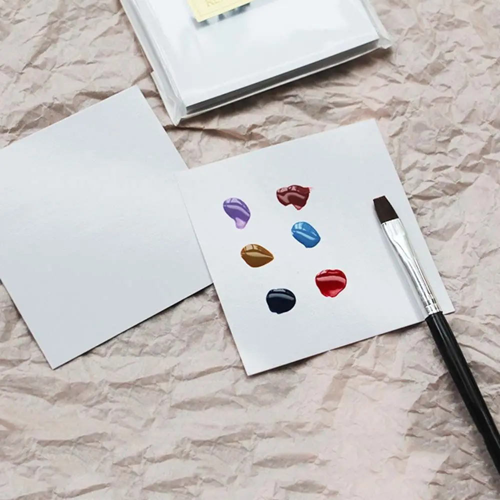 Одноразовая клейкая бумага для ногтей цветная палитра дизайна полка смешивания