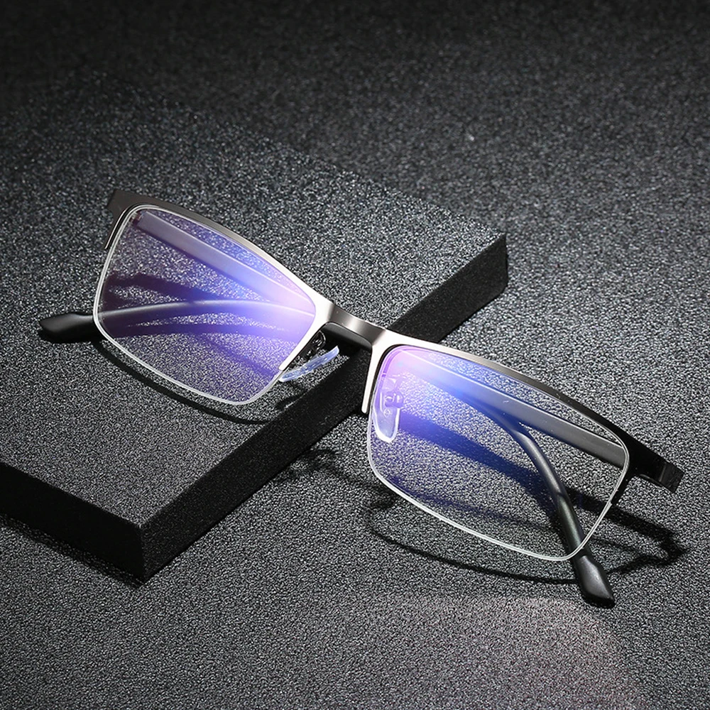 

Ultra-Light Metal Frame Myopia Glasses Anti Blue Light Men Women Students Nearsightedness Computer Protection -0.5 to -4.0