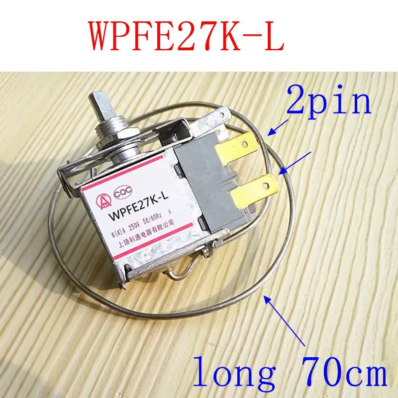 

Металлический термостат для холодильника WPFE27K-L