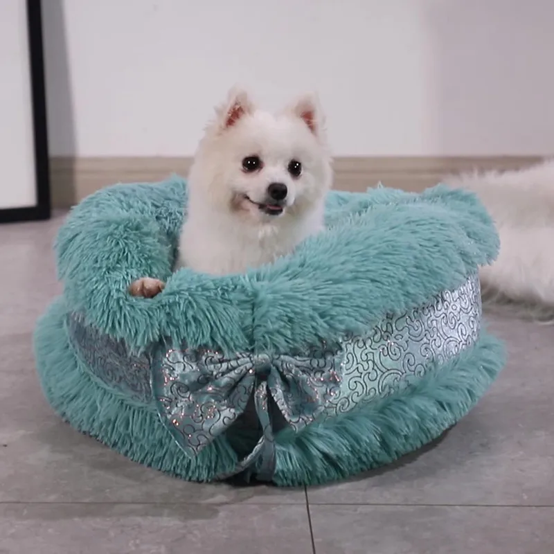 

Super Cat Bed Warm Sleeping Cat Nest Soft Long Pluh Best Pet Dog Bed For Dogs Basket Cushion Cat Bed Cat Mat Animals Sleeping
