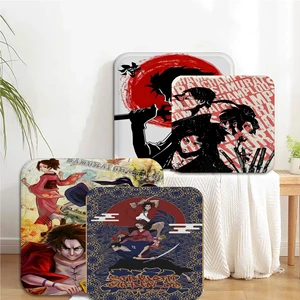Samurai Champloo European Seat Cushion Office Dining Stool Pad Sponge Sofa Mat Non-Slip Chair Cushions