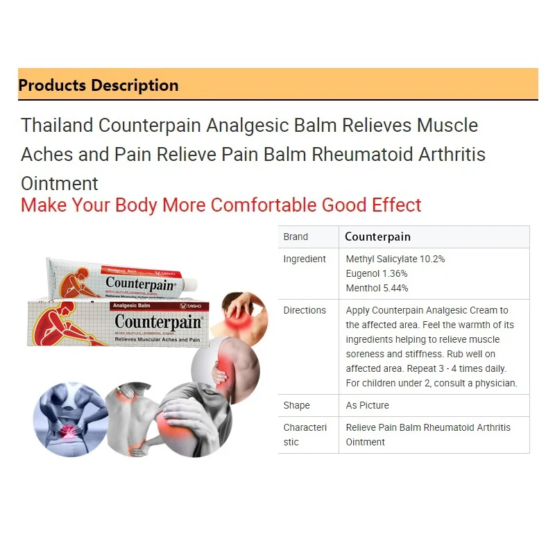 1-3 шт. крем от боли в мышцах и ревматоидного артрита