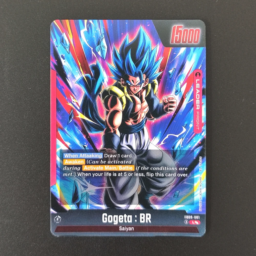 Фото Коллекционная карточная игра Self Made Dragon Ball Super Fusion World English Gogeta BR FB09-001 Super Alternate Art №3