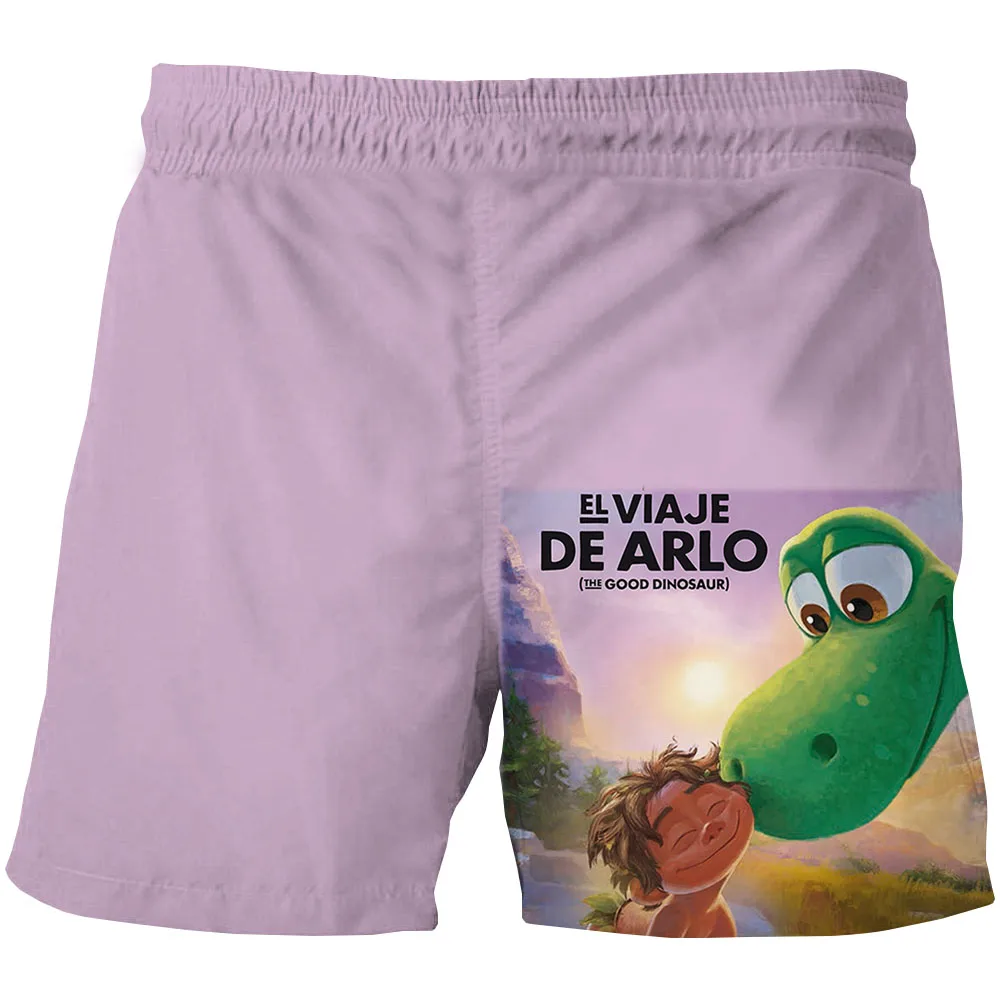 Disney The Good Dinosaur Boy Shorts Summer Baby Girl Children Boy Girl Toddler Kids Beach Sports Pants 3D Cartoon Leisure Shorts