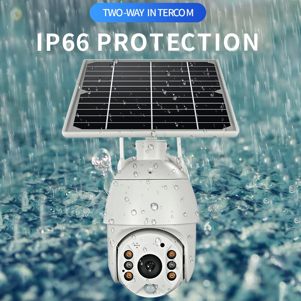 

2.4G WiFi/4G Security Camera 8W Waterproof 2MP 1080P HD Surveillance Camera PIR Human Detection Two-way Audio for Indoor Outdoor