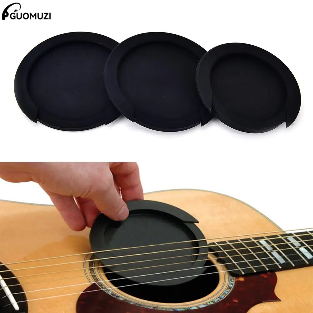 3 Sizes Silicone Acoustic Classic Guitar Feedback Buster Sound Hole Cover Buffer Block Stop Plug Guitar Parts & Accessories