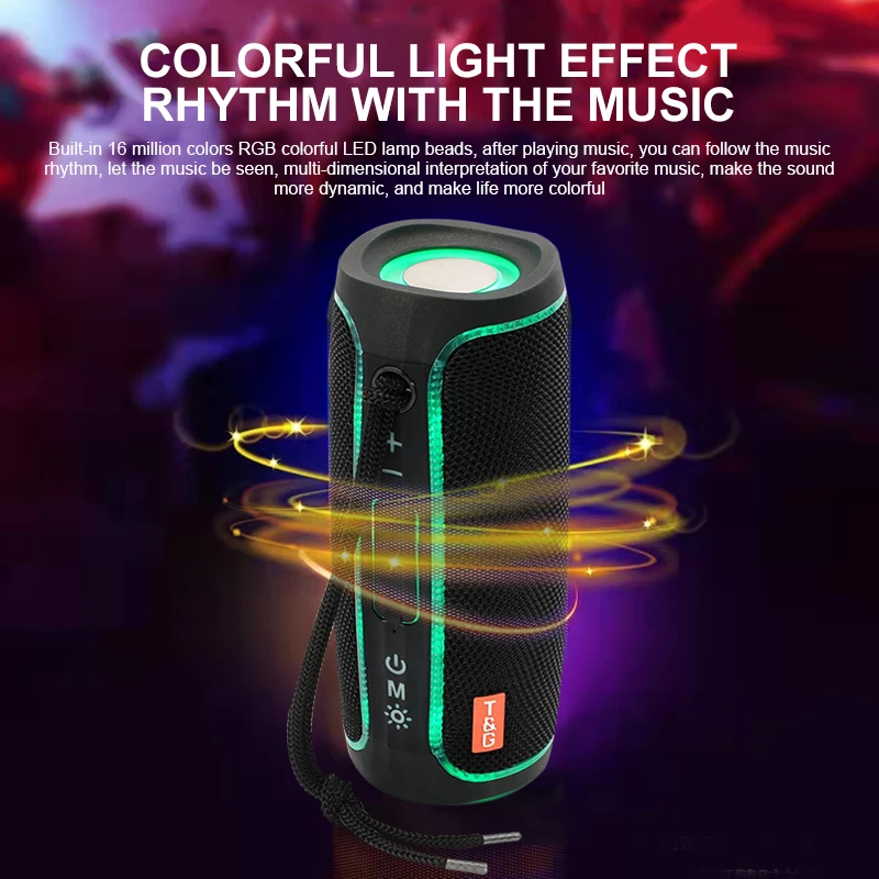 

Wireless Bluetooth Speaker Waterproof Portable Column Super Bass Stereo Subwoofer Sound Box