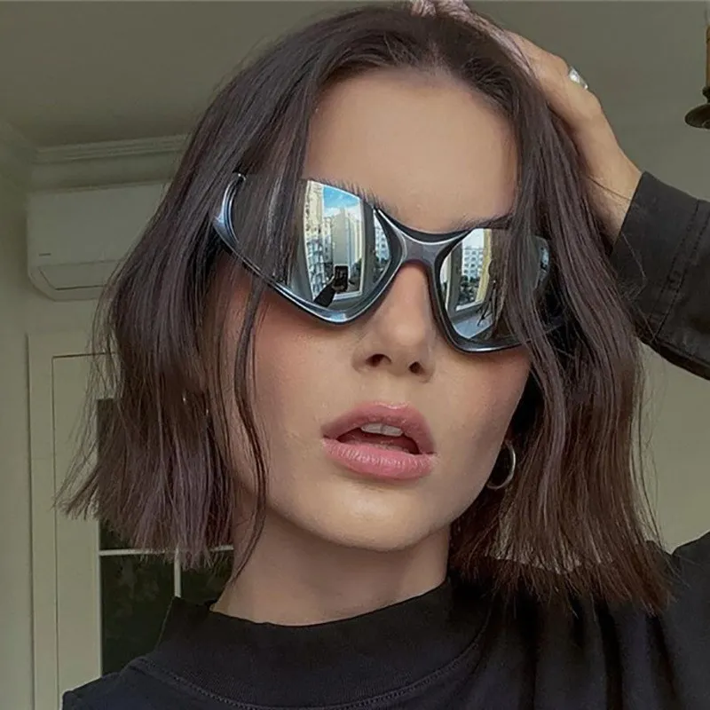 

Fashion Steampunk Sunglasses New Women Men Punk Sun Glasses Female Goggles Colorful Shades Eyewear UV400 Rideing Eyeglasses