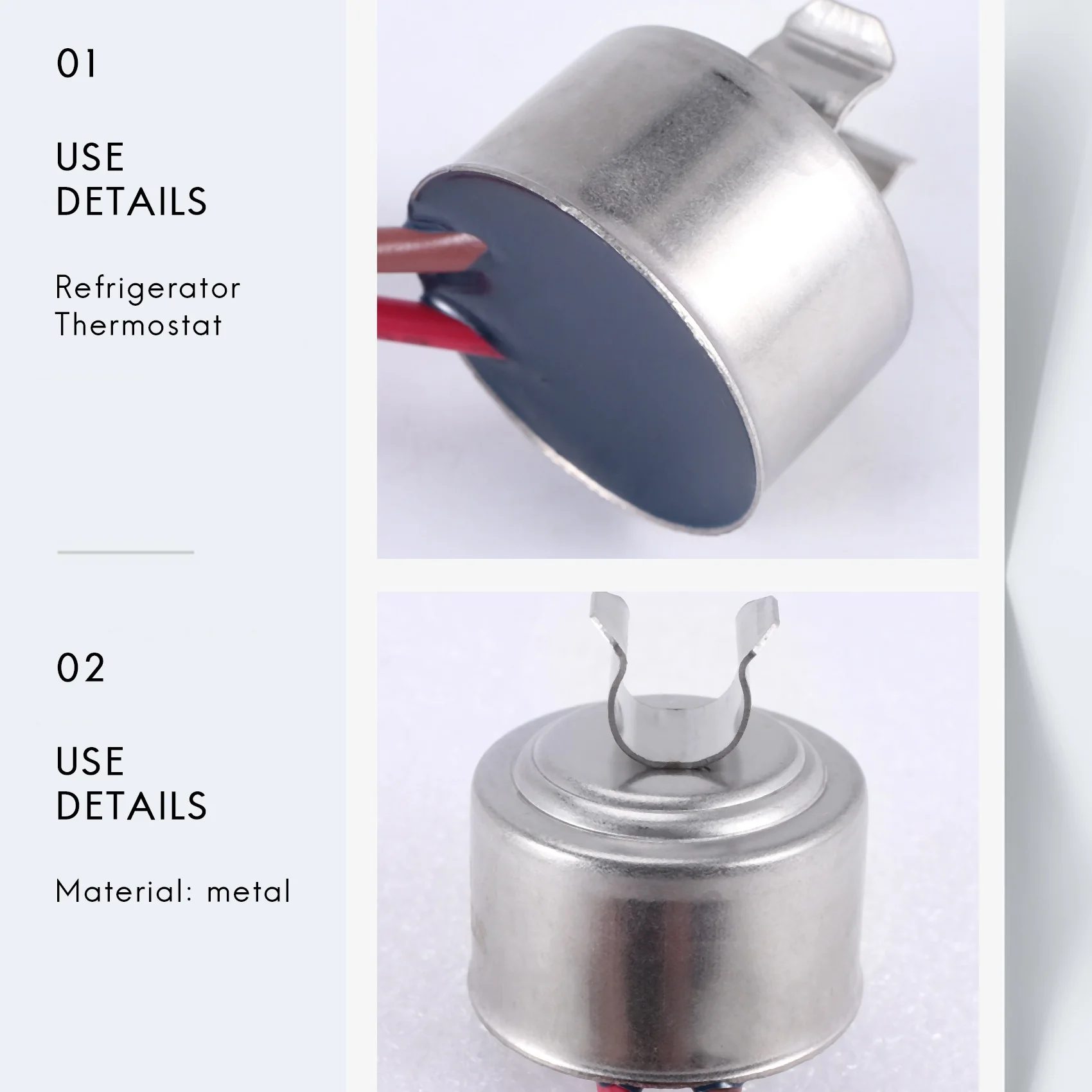 4387503 Термостат для размораживания холодильника заменяет WP 343917 61002113 PS 11742474 АП 6009317