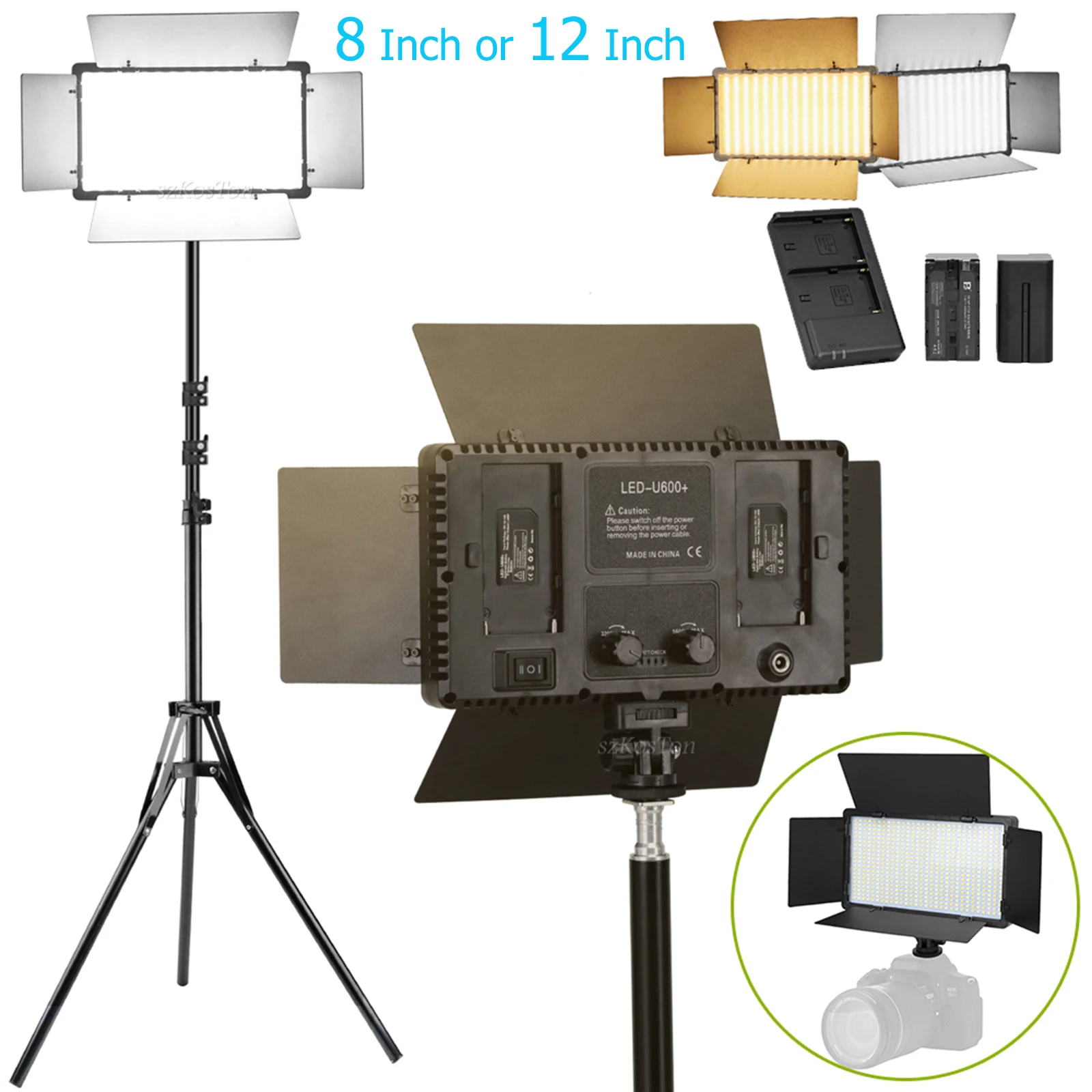 Светодиодсветильник лампа U800 U600 для фотостудии, освещение для записи видео, лампа для фотографий, для Youtube, для прямых трансляций Светодиодсветильник лампа U800 U600 для фотостудии, освещение для записи видео, лампа для фотографий, для Youtube, для прямых трансляций