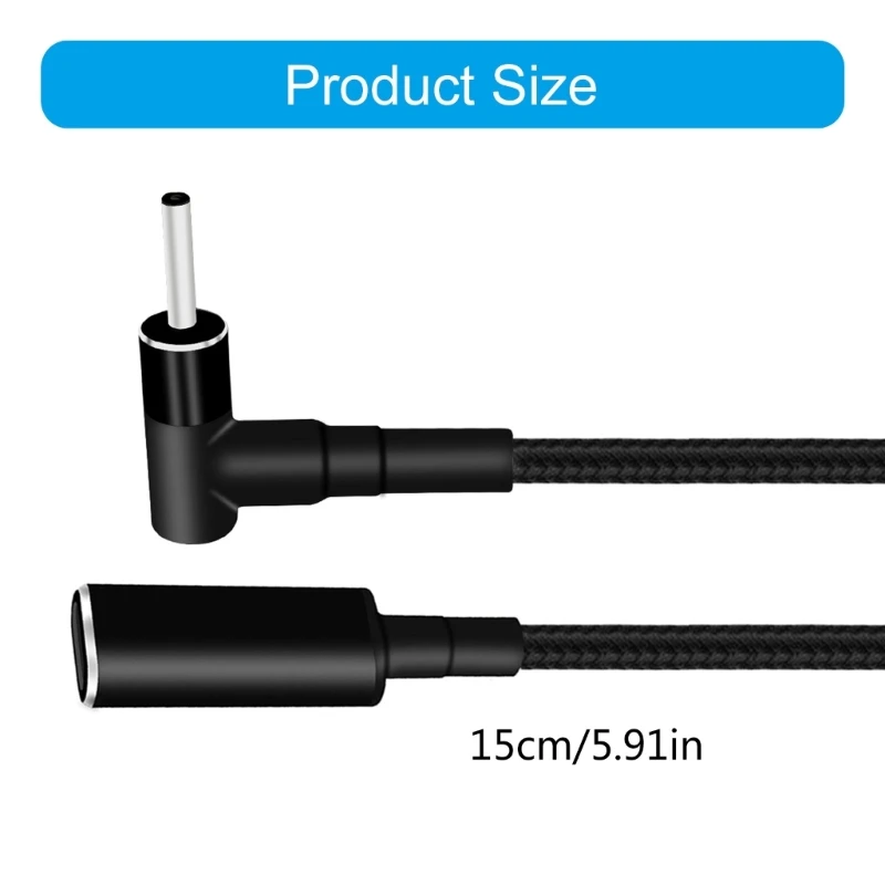 Кабель питания USB C - DC3 5x1 35 мм для зарядки ноутбука