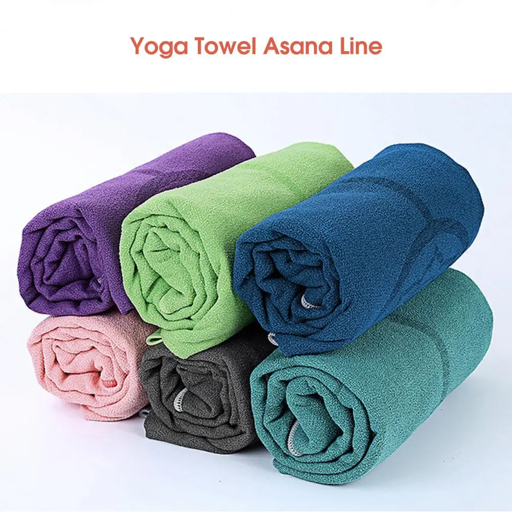 

Толстое нескользящее изысканное полотенце для йоги, не скатывается, очень длинное быстросохнущее нескользящее одеяло для занятий спортом