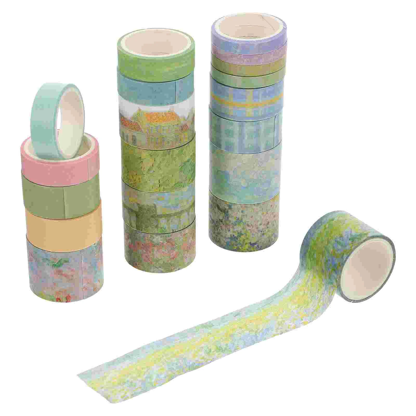 

Tape Washi Paper Japanese Scrapbook Planner Adhesive Diy Floral Holiday Flower Thick Thin Vintage Decorative Masking Sticky