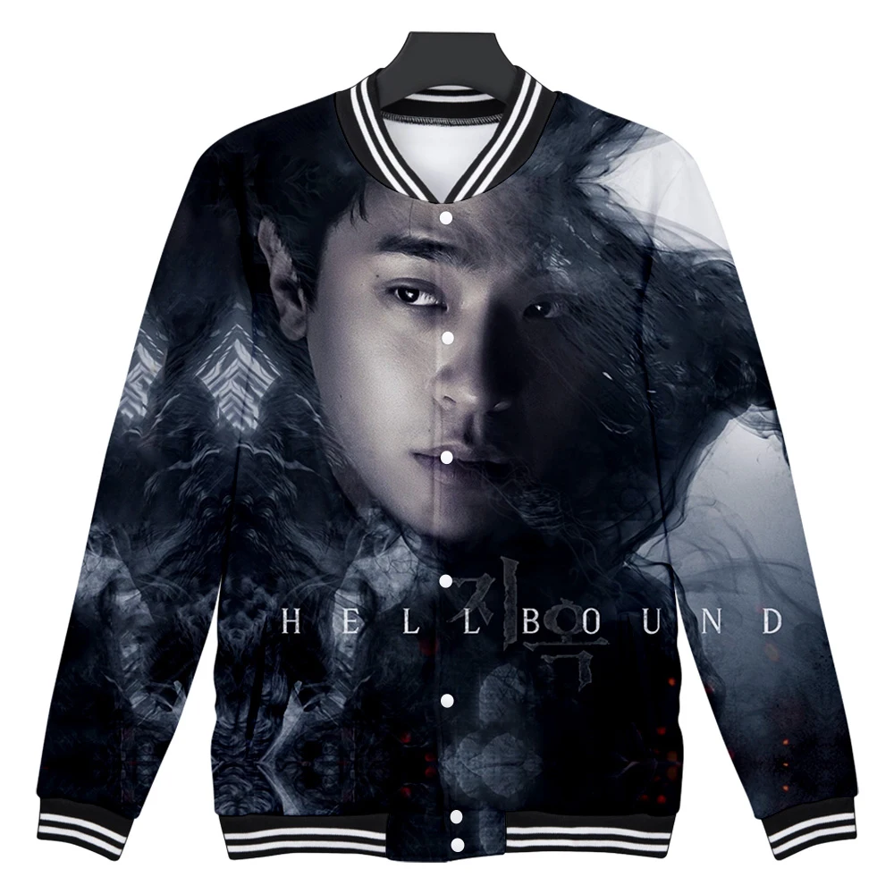 

Новинка 2022, 3D мужские и женские весенне-осенние трендовые свободные рубашки hellbinding, универсальная брендовая бейсбольная униформа