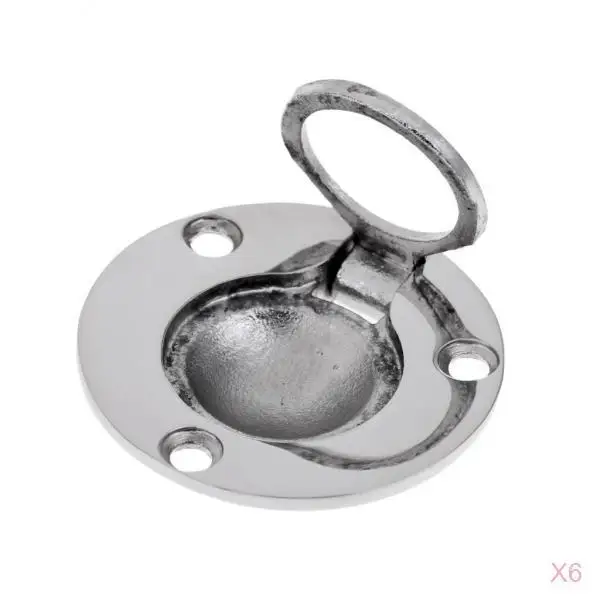 

6 X Парусная морская круглая ручка из нержавеющей стали для подъема Люка