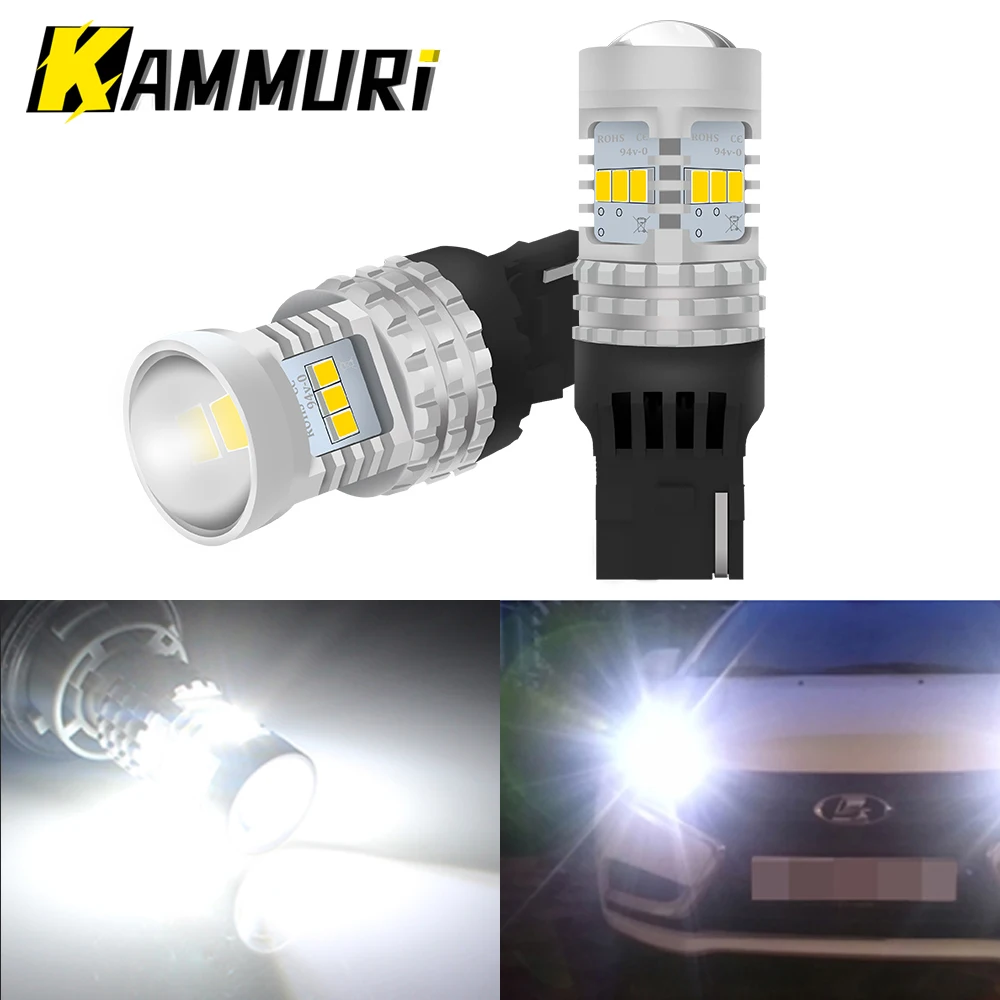 

1500LM No Error LED DRL Daytime Running Light Backup Lamp T20 7440 7441 W21W WY21W LED Canbus For VW Passat B8 3G 2015-2020