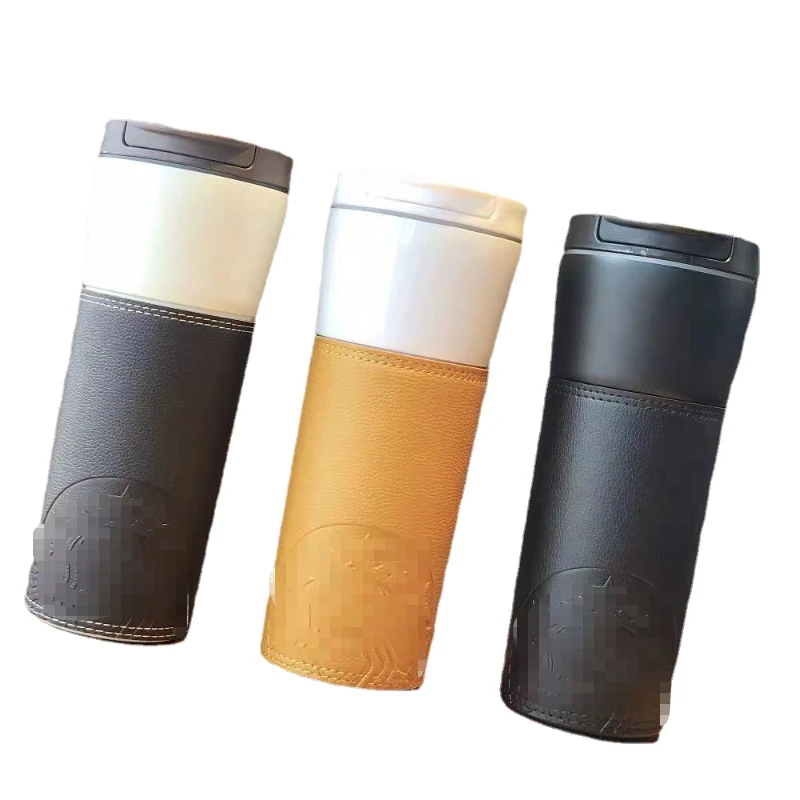 

Stainless steel 304 insulated cup with cup cover, open cover, coffee cup, student couple gift, accompanying cup